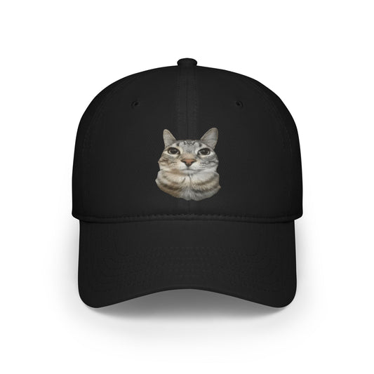 Low Profile Cat Stare Baseball Cap